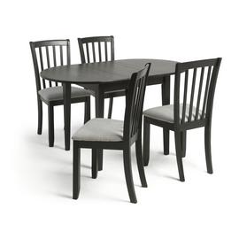 Argos Home Banbury Wood Extending Table & 4 Chairs