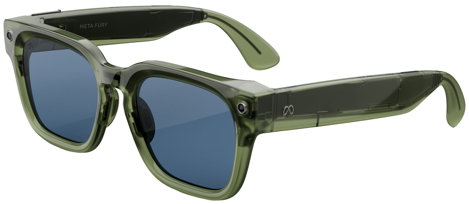 Meta Fury Racing - Green, Light Blue Atlantic Lenses