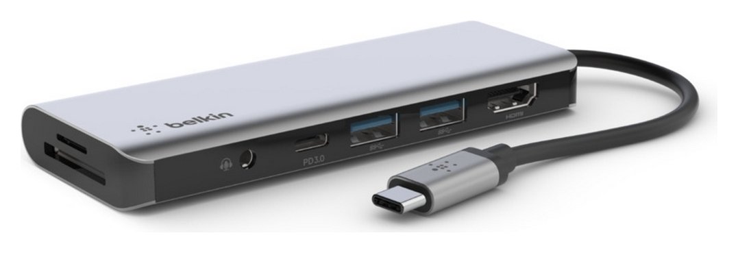 Belkin 7-in-1 USB-C Multiport Hub Adapter
