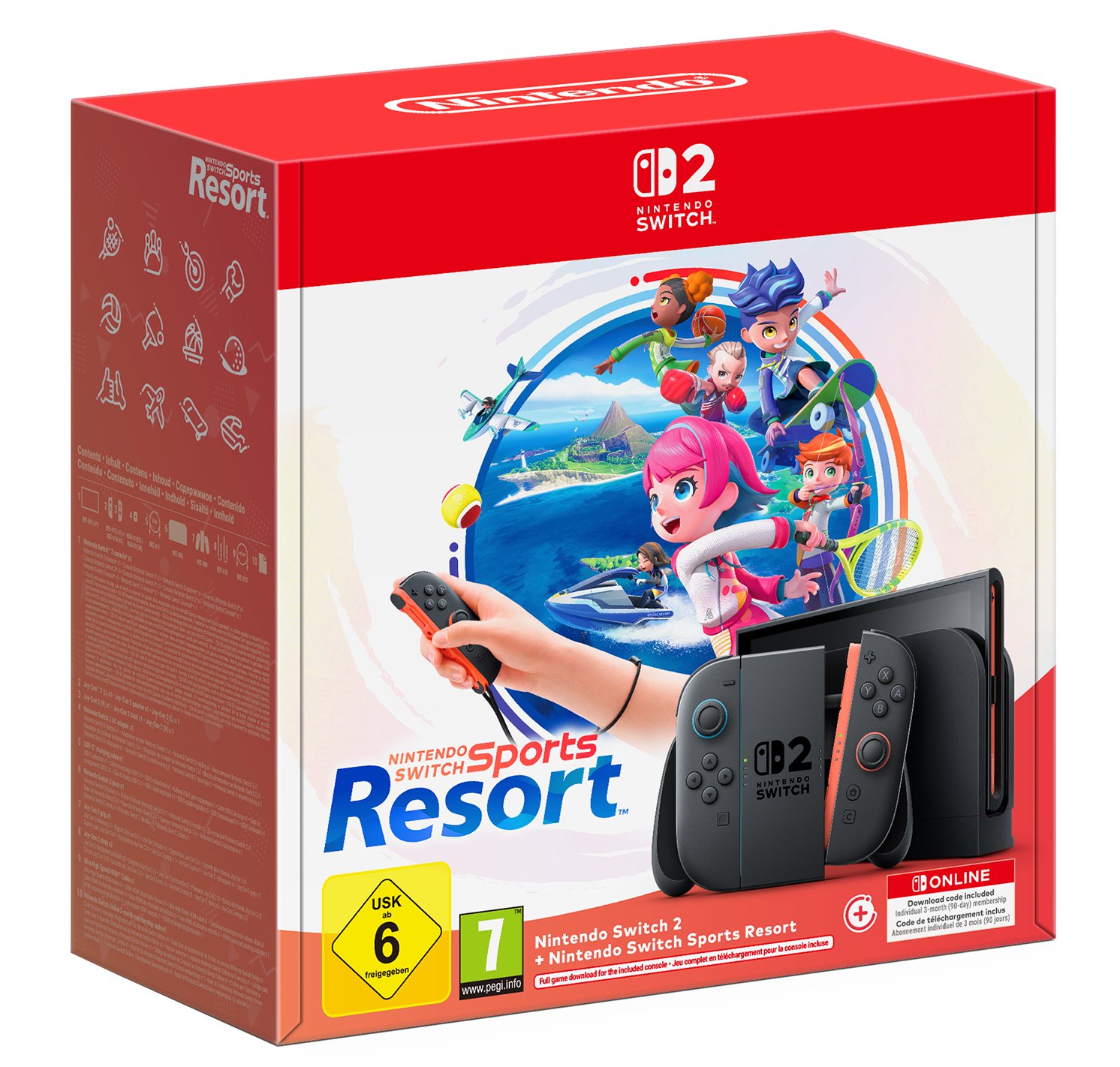 Nintendo Switch 2 Console + Nintendo Switch Sports Resort Game Bundle