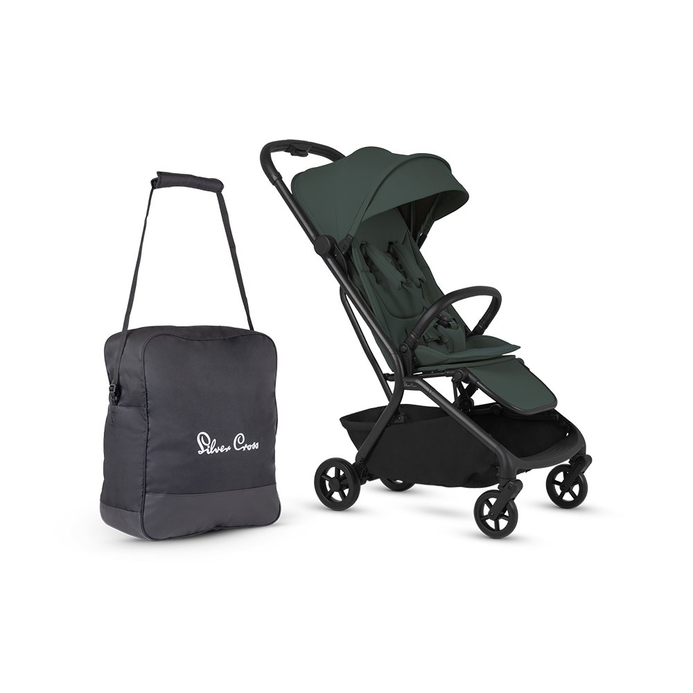 Silver Cross Nia Stroller and Travel Bag - Green