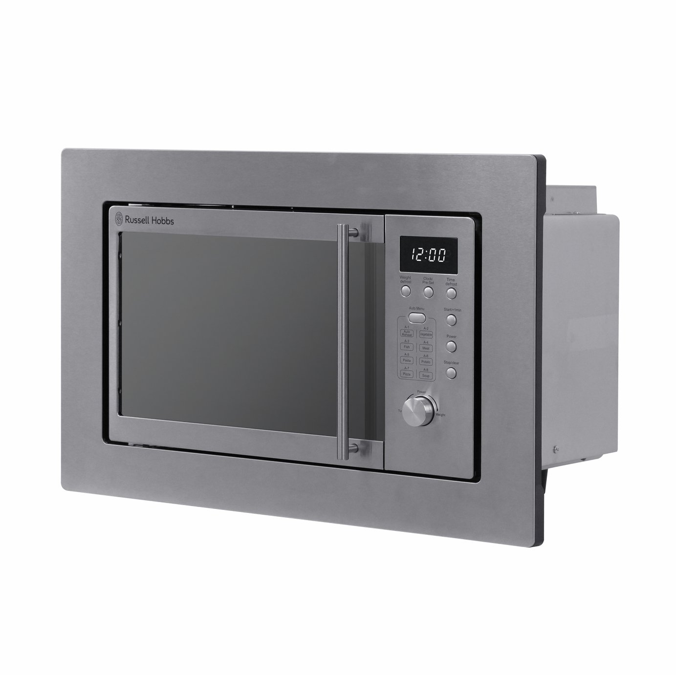 Russell Hobbs 800W Built In Microwave RHBM2001 - Metallic