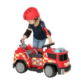 EVO Electric Fire Engine 6V Powered Vehicle - Red