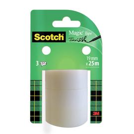 Scotch Magic Tape Rolls - Pack of 3