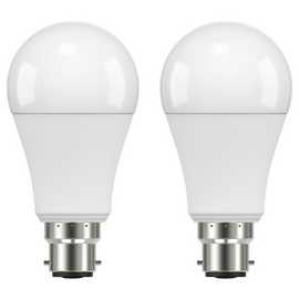 Argos Home 9.6W LED BC Light Bulb - 2 Pack