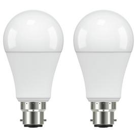 Argos Home 9.6W LED BC Light Bulb - 2 Pack 