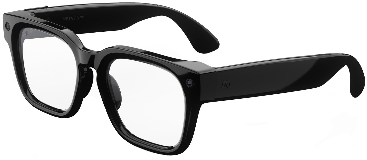 Meta Glasses Fury - Black, Grey Transitions