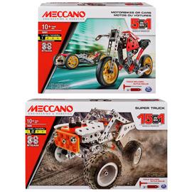 Meccano 15 and 5 Model Bundle Pack Set