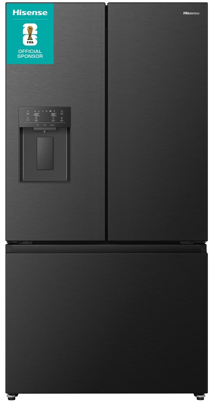 Hisense RF815N4SEFE American Fridge Freezer - Black