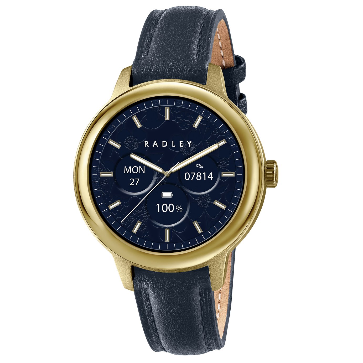 Radley Series 59 Navy Leather Strap Smart Watch