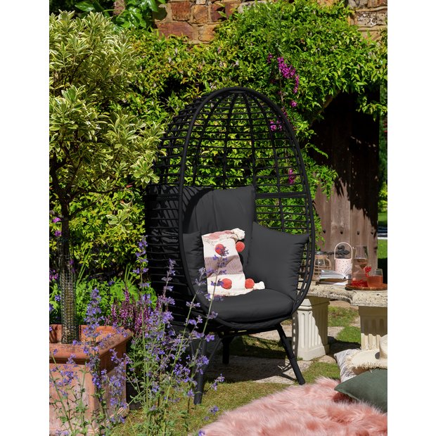 Rattan swing chair deals argos