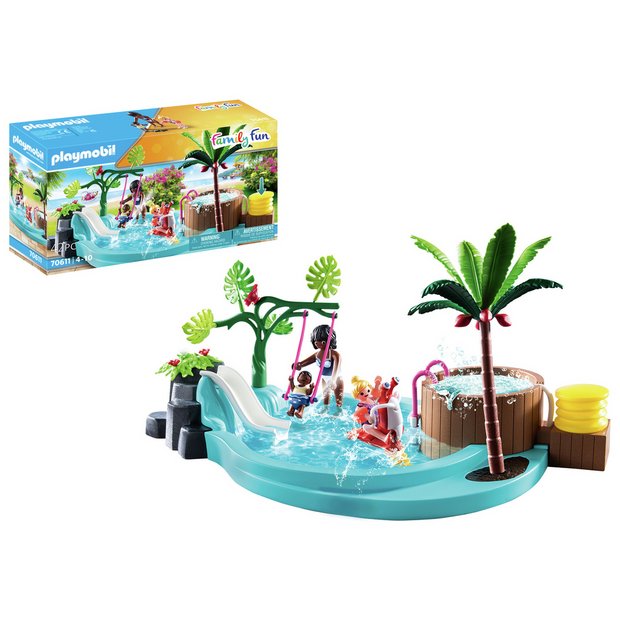 Buy Playmobil 70611 Childrens Pool Playset and | Argos