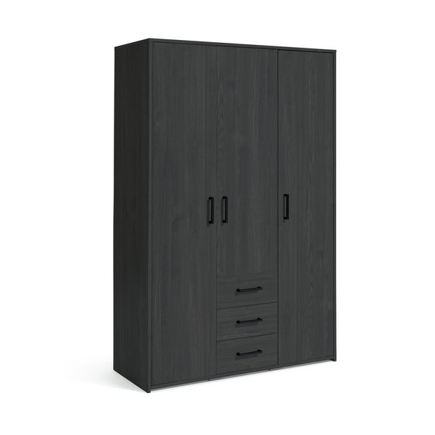 Argos on sale black wardrobe