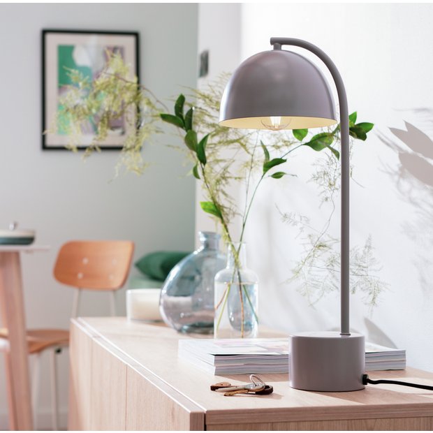 Argos grey table store lamp