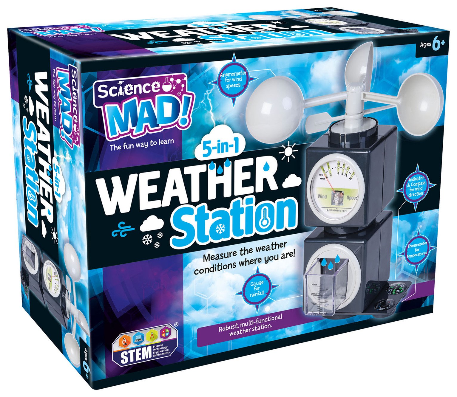 Science Mad 5 in 1 Weather Station