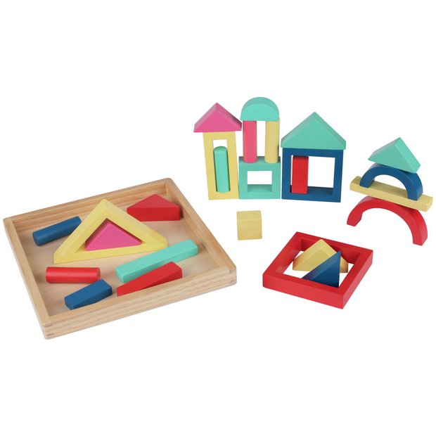 Magnetic building store blocks argos