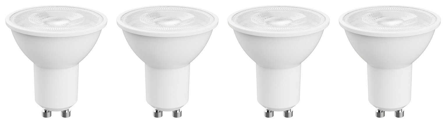 Argos Home 3.4W LED GU10 Light Bulb - 4 Pack