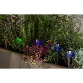 Garden by Sainsbury's Color Changing Solar Marker-Pack of 10