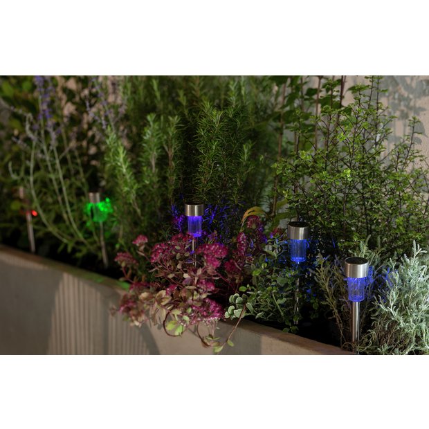 Habitat colour changing solar shop lights