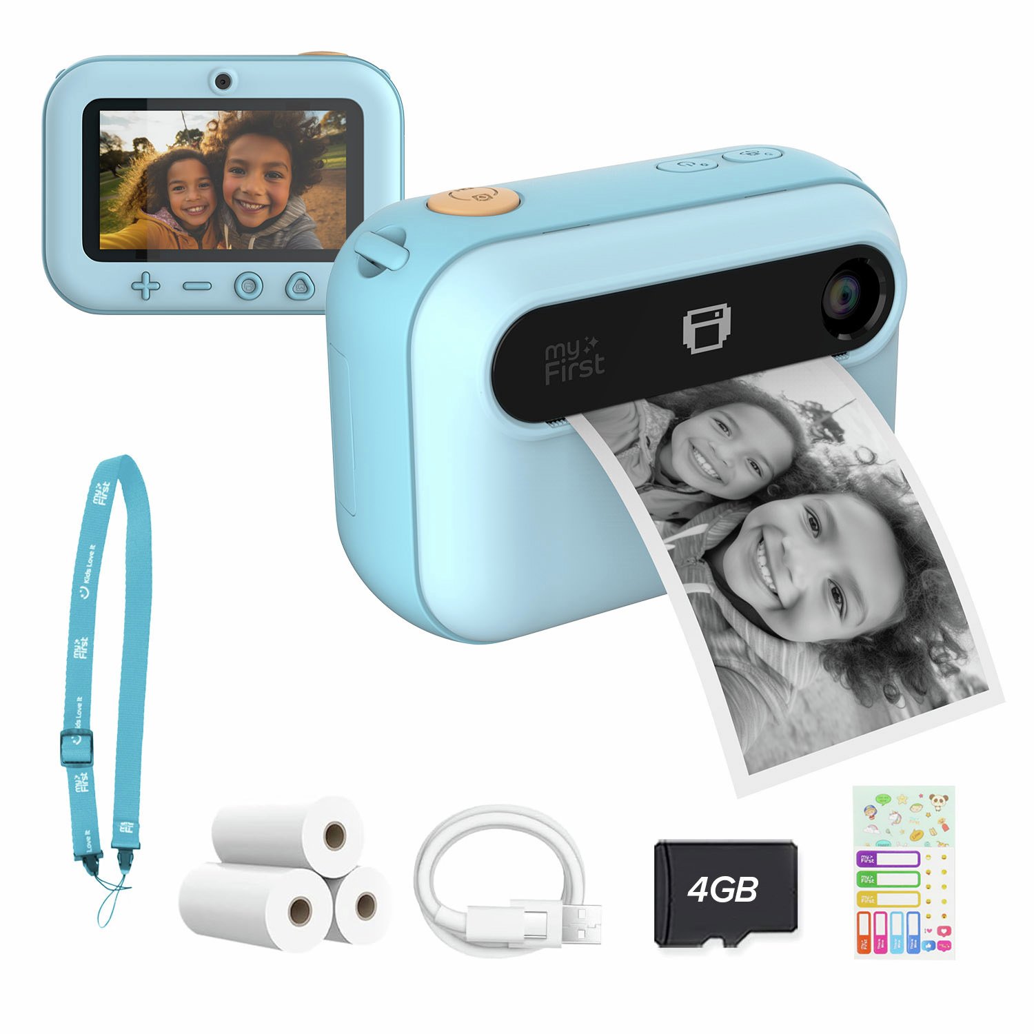 myFirst Insta 20 Kids Camera Bundle Set - Blue
