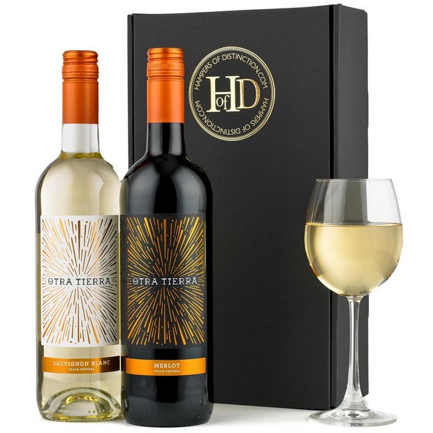 Buy Hampers Of Distinction Wine Duo Gift Box | Food and drink gifts | Argos