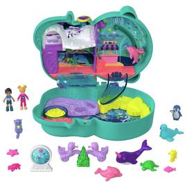 Polly Pocket Otter Aquarium Compact with Micro Dolls