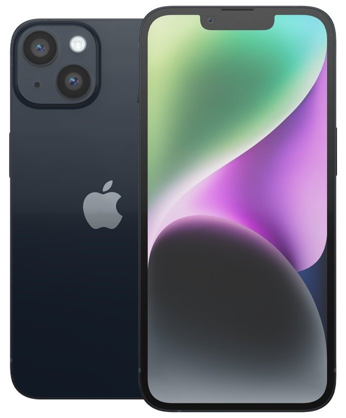 SIM Free Refurbished iPhone 14 5G 128GB Mobile Phone - Black