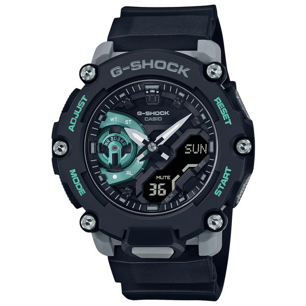 Buy G SHOCK Men s Black Carbon Resin Strap Watch Men s watches Argos