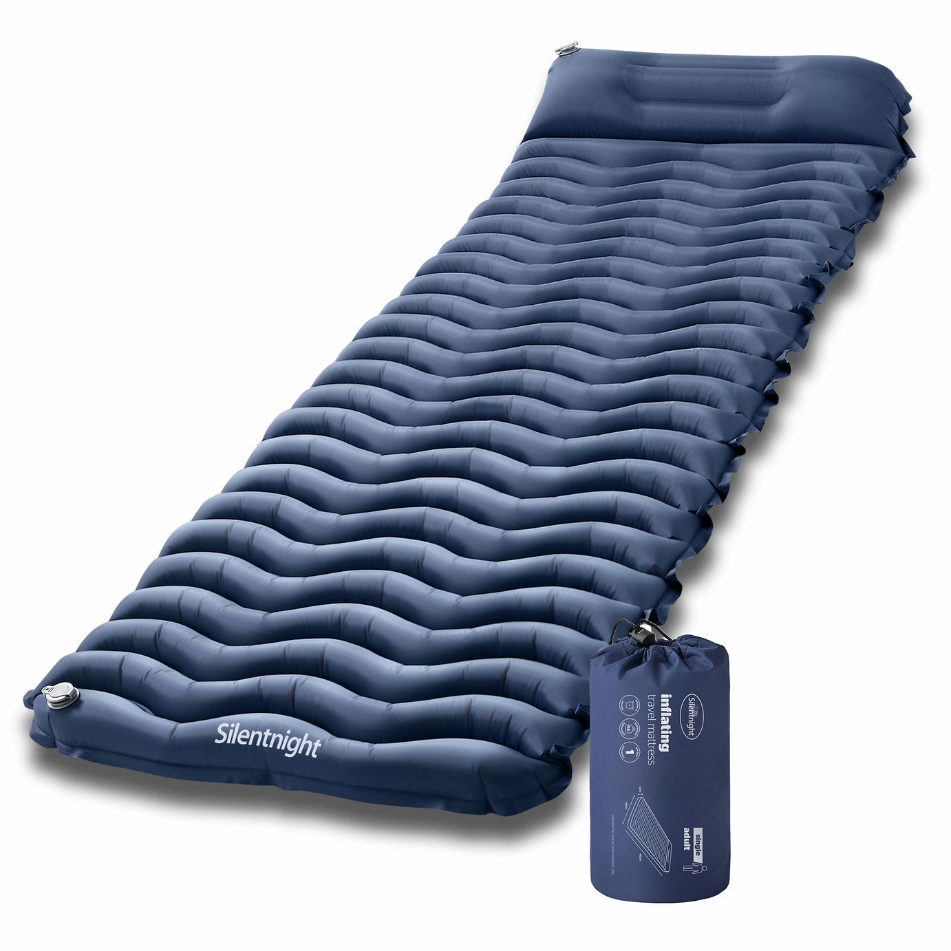 Silentnight PVC Inflating Travel Mattress - Single