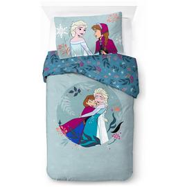 Disney Frozen Kids Cotton Blue Bedding Set - Single