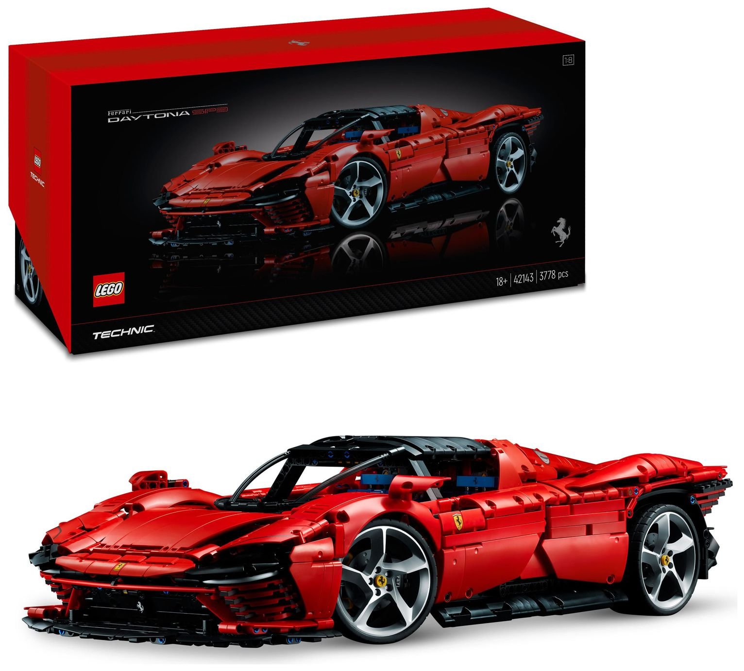 LEGO Technic Ferrari Daytona SP3 Model Race Car Set 42143