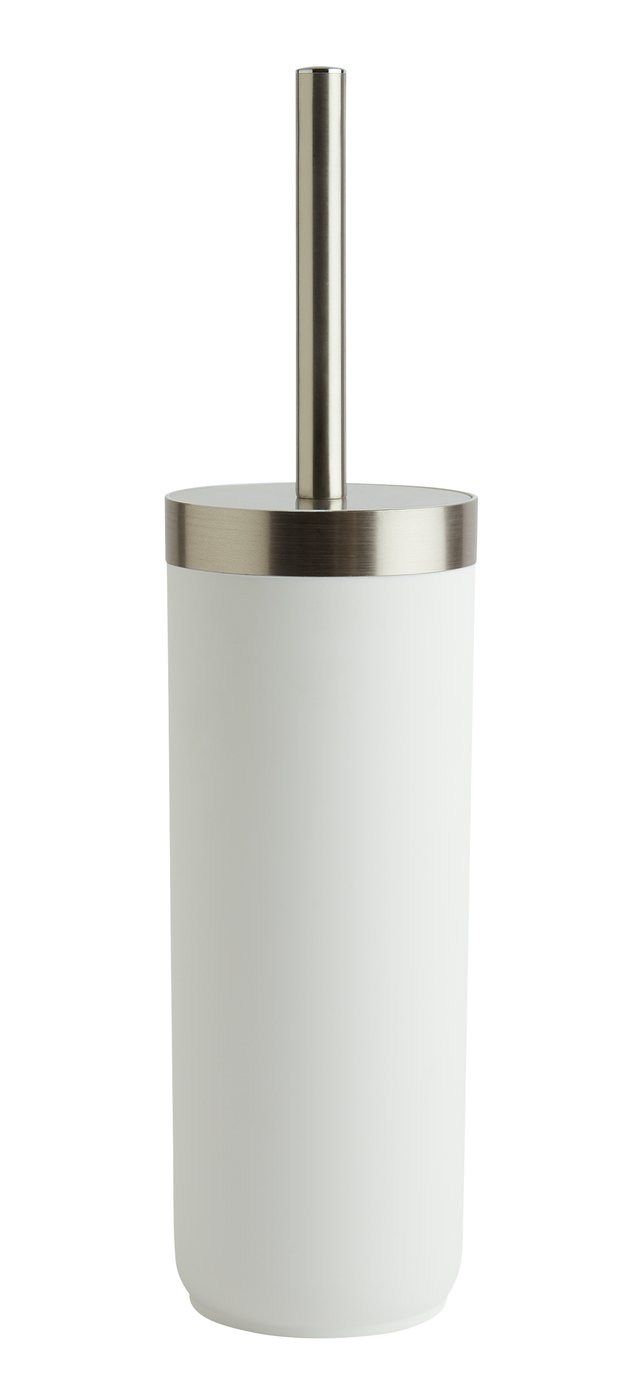  Home Toilet Brush - White and Silver