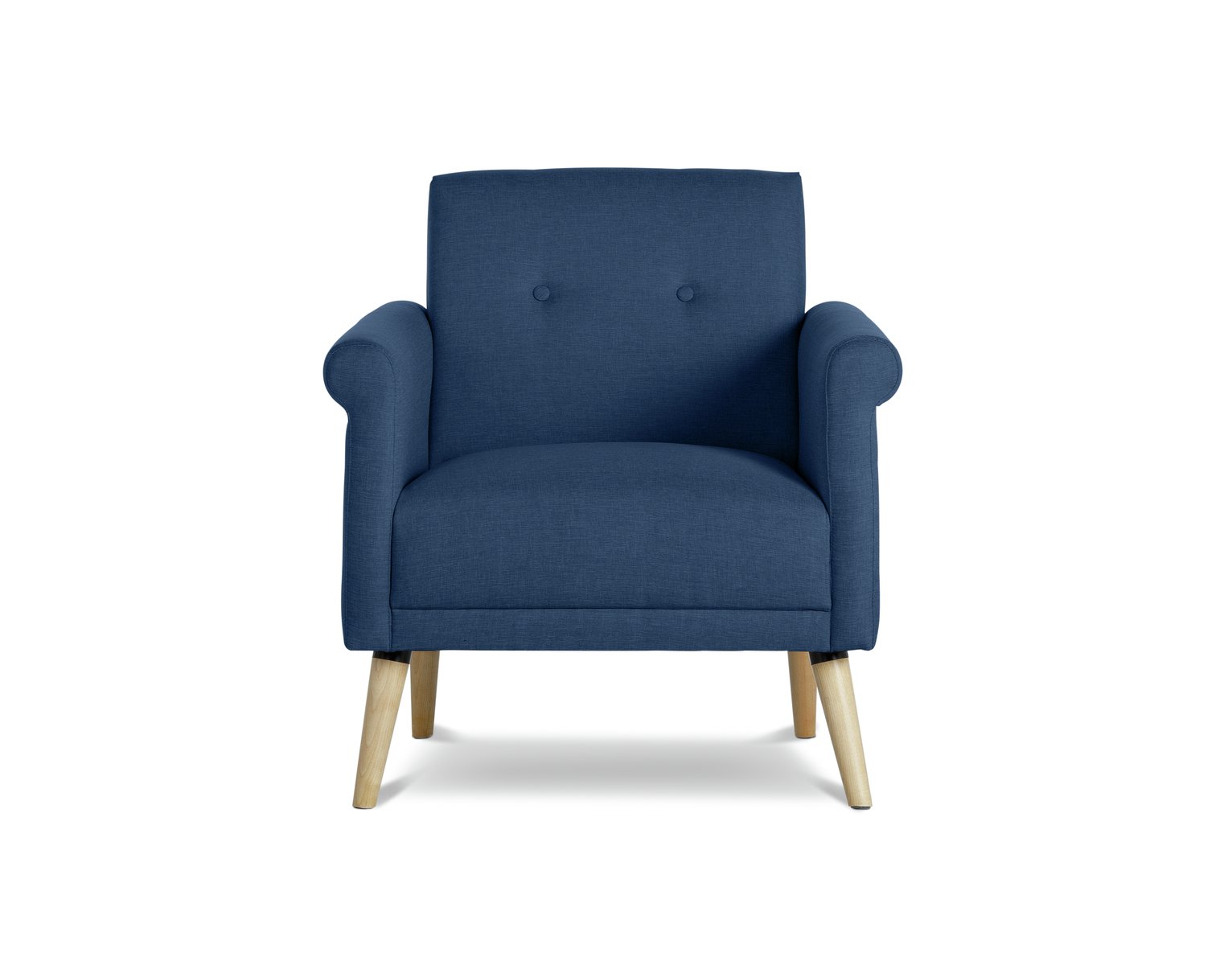 Argos Home Evie Fabric Armchair in a Box - Navy