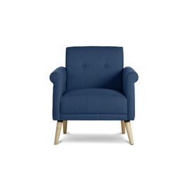 Electric blue accent chair deals