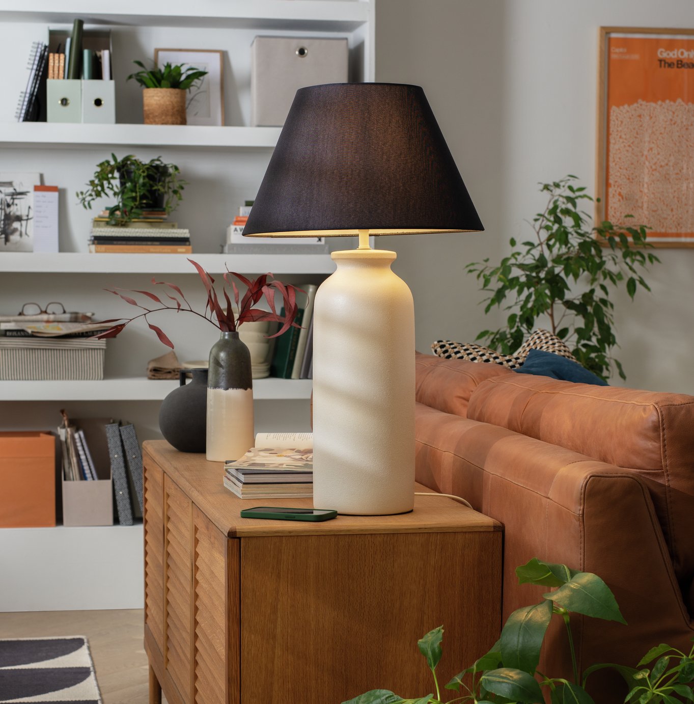 Habitat Hashi 70cm Ceramic Table Lamp