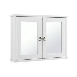 Argos Home Le Marais 2 Door Mirrored Cabinet - White