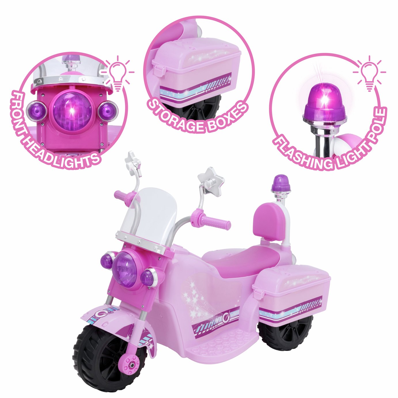 EVO Shimmer Electric Trike 6V Powered Vehicle