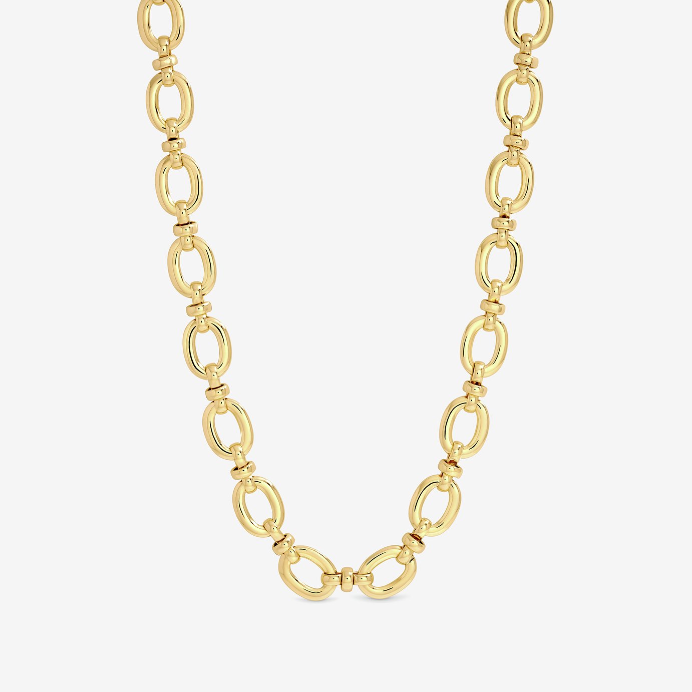 Jon Richard Gold Plated Open Link Necklace