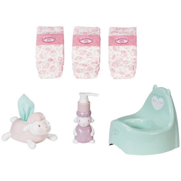 Baby annabell potty training on sale set