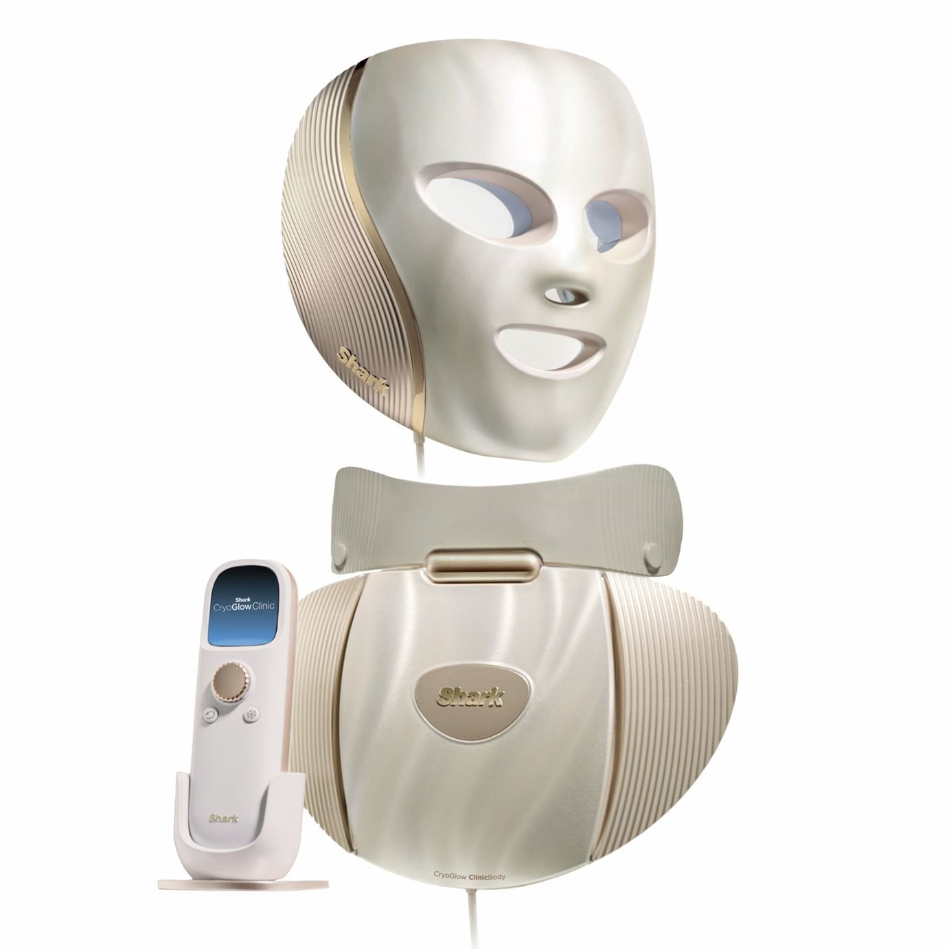 Shark CryoGlow Clinic Face and Body LED System White Gold