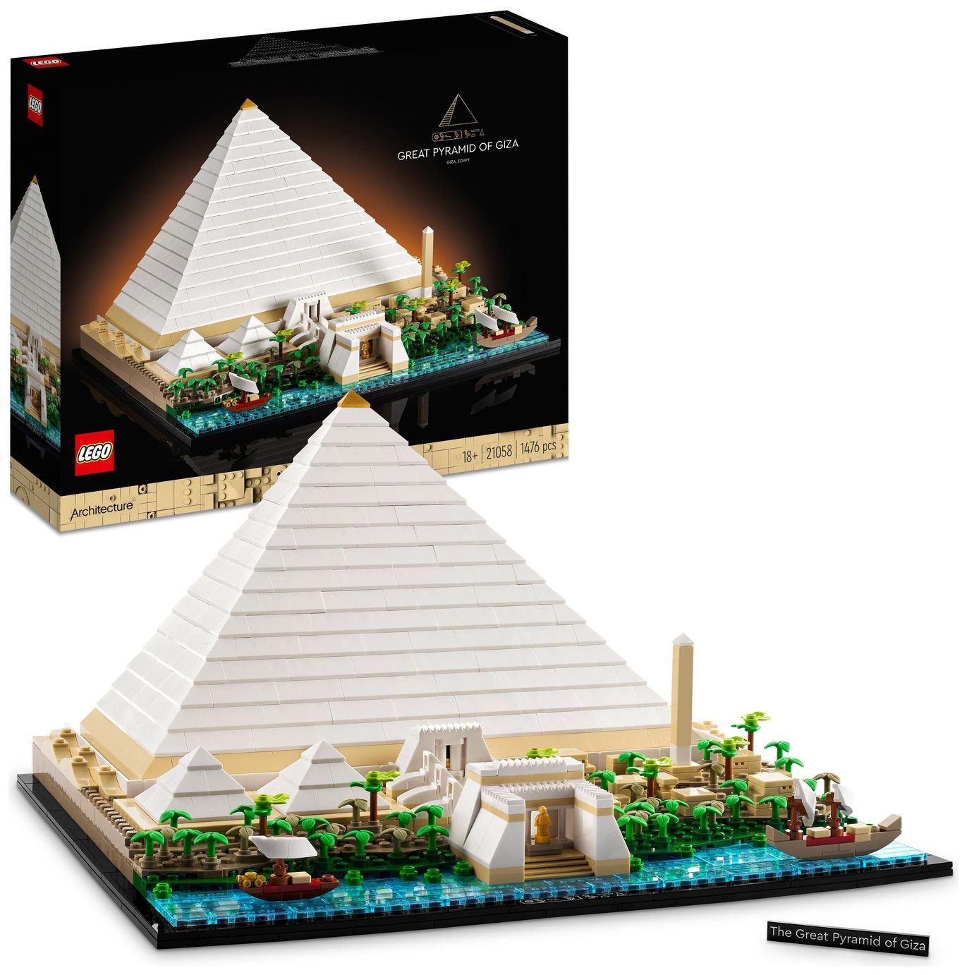 LEGO Architecture Great Pyramid of Giza Set for Adults 21058