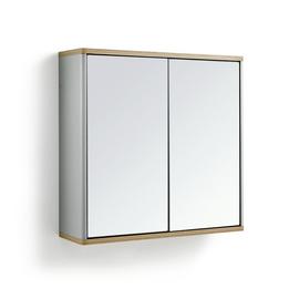 Habitat Freja 2 Door Mirrored Cabinet - Grey