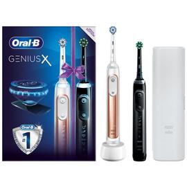 Oral-B Genius X Cross Action Electric Toothbrush - Duo Pack