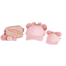 DesignaFriend Twinning Dolls Cap and Bag Set
