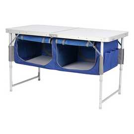 Pro Action Folding Camping Table with Storage