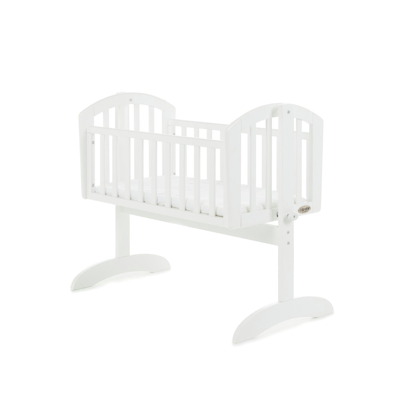 Obaby Sophie Swinging Crib and Mattress - White