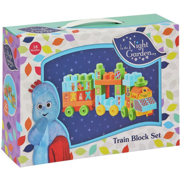 Buy In The Night Garden 55 Piece Block Train Set Toy trains Argos