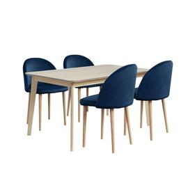 Habitat Skandi Solid Wood Dining Table & 4 Chairs