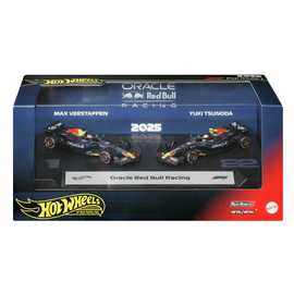 Hot Wheels Premium Formula 1 2-Pack of Toy Cars, Oracle Red Bull Racing