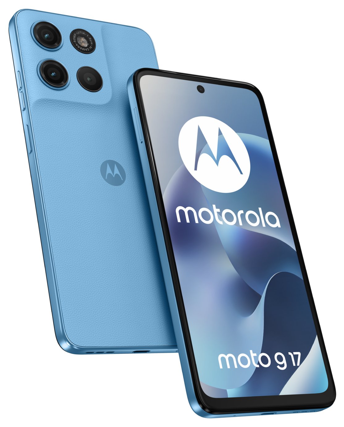 SIM Free Motorola g17 128GB AI Mobile Phone - Alaskan Blue
